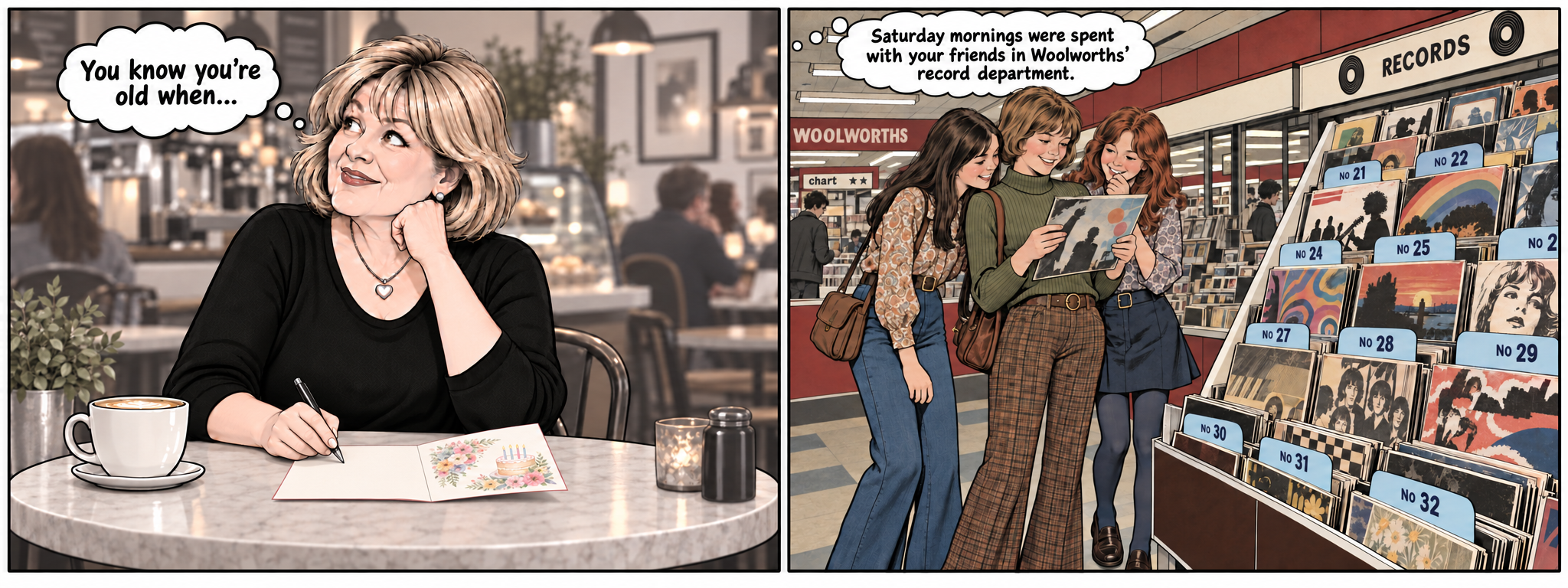 Doreen remembers Saturday mornings with her friends in the Woolworths record department.